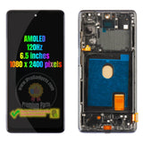Replacement New Display for Samsung Galaxy S20 FE SM-G780F SM-G780G 5G SM-G781B SM-G781U AMOLED Touch Screen with Frame Assembly