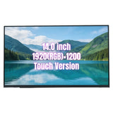 Replacement 14.0 inch Laptop LCD Touch Screen R140NW4D R0 1920x1200 Display Panel EDP 40Pin