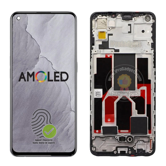 Pantalla táctil AMOLED de repuesto con marco para OPPO Realme GT Master RMX3363 RMX3360