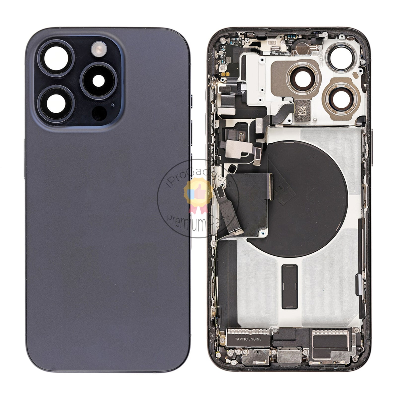 Replacement Back Glass With Full Component for iPhone 15 Pro Max