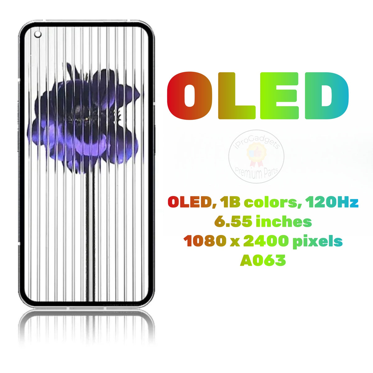 Replacement Display For Nothing Phone (1) Phone 1 A063 OLED Touch Scre ...