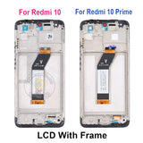 Pantalla Táctil LCD de Repuesto Con Marco para Xiaomi Redmi 10 / Redmi 10 Prime