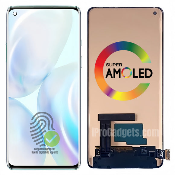 Reemplazo para Oneplus 8 1+8 5G IN2013 pantalla LCD Amoled montaje de digitalizador con pantalla táctil