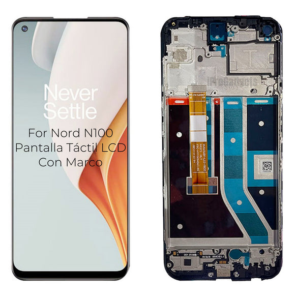 Replacement LCD Display Touch Screen With Frame For OnePlus Nord N100 BE2013 BE2015 BE2011 BE2012