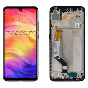Pantalla táctil LCD de repuesto con marco para Redmi Note 7 M1901F7G M1901F7H M1901F7I para Redmi Note 7 Pro M1901F7S