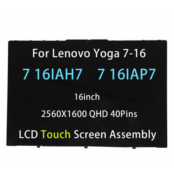 Replacement LCD Touch Screen Assembly For Lenovo Yoga 7 16IAP7 16IAH7 82QG 82UF 5D10S39809