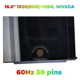 Replacement 16 inch New LCD Screen for Honor MagicBook X 16 X16 2022 BRN-F56 2023 BRN-G56 G561 Laptop Display 60HZ FHD 30pin