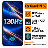 Replacement Display for Xiaomi 17T 5G 2602DPT53G 2602DPT53I 120Hz AMOLED Touch Screen Assembly