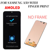 Ersatz-AMOLED-LCD-Display mit Touchscreen und Rahmen für Samsung Galaxy A50 A505G A505F A505FN/DS A505F/DS
