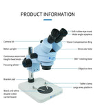 SUNSHINE SZM45T-B1 Stereo Trinocular Microscope 0.7-4.5X Zoom for Mobile Phone Repair
