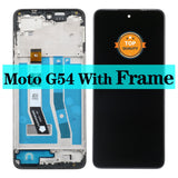 Replacement LCD Display Touch Screen With Frame For Motorola Moto G54 XT2343-1 XT2343-2
