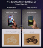 REFOX RK10 5W UV Cold Laser Machine for iPhone Back Glass Removal Phone Repair Tool