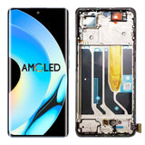 Replacement AMOLED Display Touch Screen With Frame for Realme 10 Pro+ RMX3686 RMX3687
