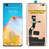 Pantalla táctil LCD AMOLED con marco para Huawei P40 Pro ELS-N04 NX9 N29 N29D