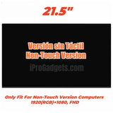Replacement New Display for HP All-in-One 22-DD0540LA 22-DD0541LA 22-DD0545LA 21.5 inch FHD LCD Screen Panel Non-Touch Version