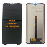 Asamblea de pantalla táctil de la exhibición del LCD del reemplazo para Doogee S96 GT negro