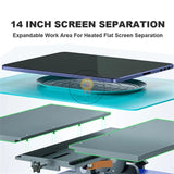Mechanic 361 Ultra 14 inch Multifunctional Rotary Separator for Screen Heating Degumming Frame Removal Screen Separation