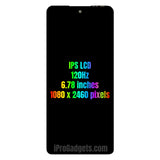 Replacement New Display for Tecno Pova 6 Neo LI6 LTE LCD Touch Screen Digitizer Assembly