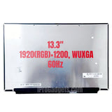 Replacement New Display for HP Pavilion Aero Laptop 13-be0500la 472P0LA 13.3 WUXGA LCD Screen Panel