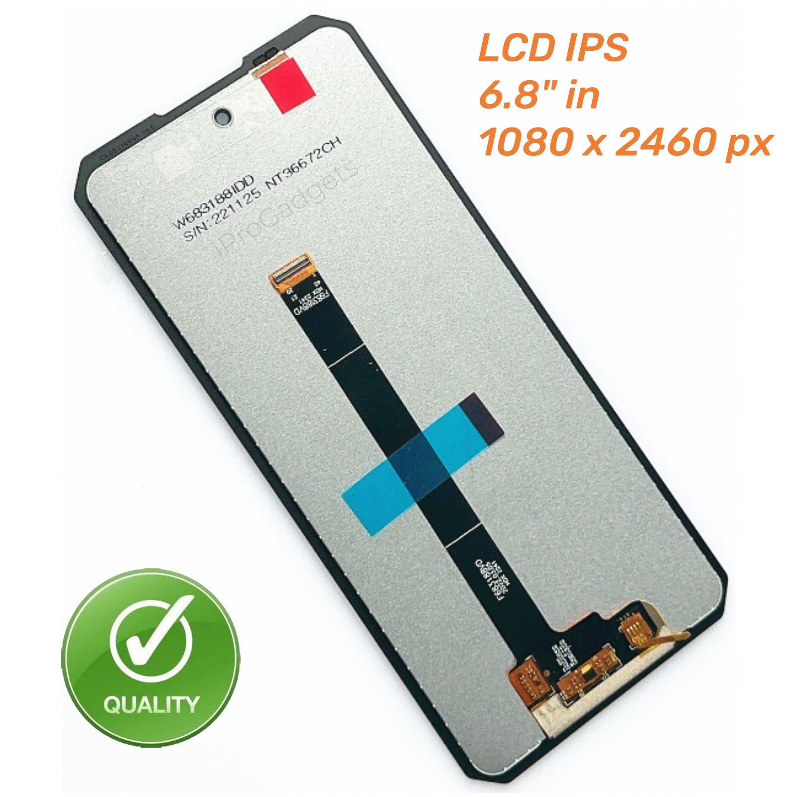 2 Pcs Coque + Verre trepé écran Oukitel WP18 5.93 Pouce Ultra Fin