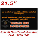Replacement New LCD Screen for HP All-in-One 22-DF1508LA 22-DF1509LA 21.5 inch FHD Display Panel