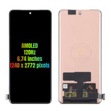 Replacement AMOLED Display Touch Screen Assembly for OnePlus 11R 1+ 11R CPH2487 Ace 2 PHK110