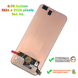 Replacement New Display for Infinix Hot 60 Pro X6885 144Hz AMOLED Touch Screen With Frame Assembly
