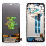 Replacement Super AMOLED Display Touch Screen With Frame for Xiaomi Redmi Note 11 Pro 5G 21091116I 2201116SG