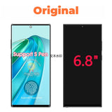 Ersatz für Samsung Galaxy Note 20 Ultra SM-N986F N986B SM-N985F AMOLED-Display mit Touchscreen und Rahmenbaugruppe