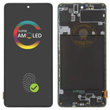 Ersatz-AMOLED-LCD-Display mit Touchscreen und Rahmen für Samsung Galaxy A71 A715 SM-A715F