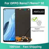 Replacement Original AMOLED LCD Display For OPPO Reno7 SE 5G PFCM00 CPH2371 Reno 7 4G CPH2363 Touch Screen Black