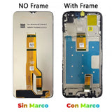 Replacement New Display For Honor X6a WDY-LX1 WDY-LX2 LCD Touch Screen With Frame Assembly