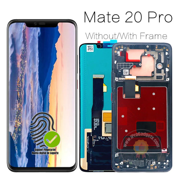 Replacement New Display for Huawei Mate 20 Pro LYA-L09 LYA-TL00 OLED Touch Screen With Frame Assembly All Functions
