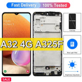 Replacement AMOLED Display Touch Screen With Frame for Samsung Galaxy A32 4G A325 A325F SM-A325M SM-A325F/DS A325N 