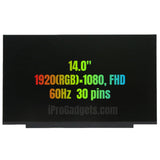 Replacement New Display 14.0 inch B140HAN06.8 B140HAN06.B B140HAN06.2 LED LCD Screen Matrix EDP 30 Pins