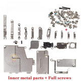 Replacement Full Screw Set +Inner Metal Parts for iPhone 11 12 13 14 15 Pro Max Small Holder Bracket Shield Plate Repair Parts