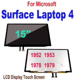 Replacement for Microsoft Surface Laptop 4 LCD 15 inch 1952 1953 1978 1979 LCD Display Touch Screen Assembly