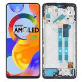 Replacement AMOLED Display for Xiaomi Poco X4 Pro 5G 2201116PG Touch Screen with Frame Assembly