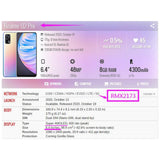 Replacement AMOLED LCD Display Touch Screen For OPPO Realme Q2 Pro RMX2173