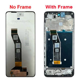 Replacement Display For Motorola Moto G24 Power 2024 Xt2425-1 LCD Touch Panel Digitizer With Frame Assembly