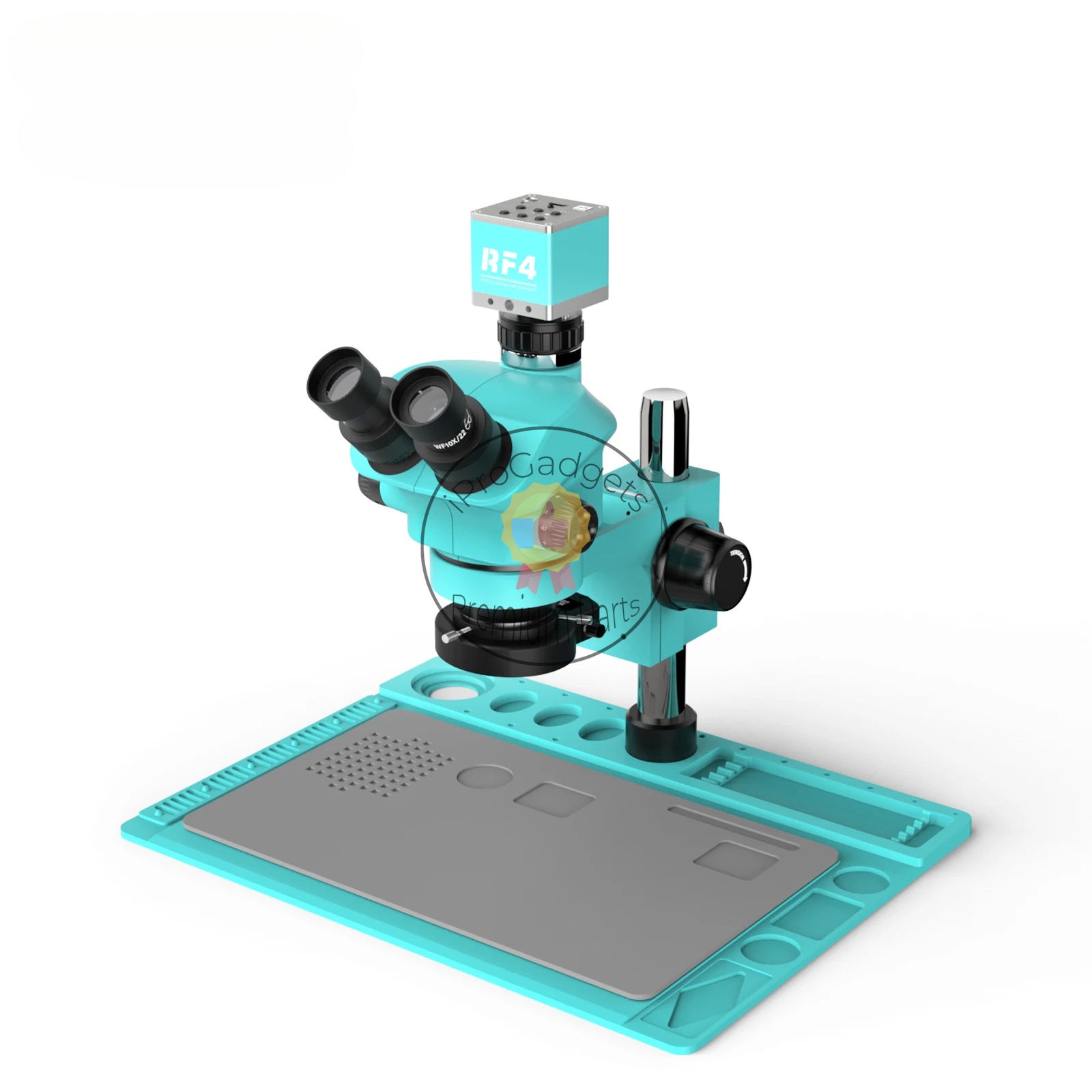 RF4 RF7050TVD2-4KC1 7-50X Synchronous Zoom Trinocular Stereo Microscope ...