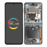 Pantalla táctil AMOLED plegable de repuesto con marco para SAMSUNG GALAXY Z FLIP3 5G F711B