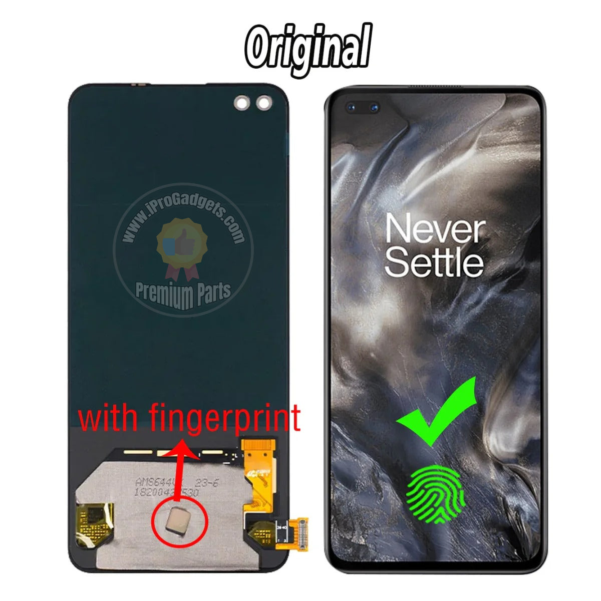 Replacement For OnePlus Nord 5G AC2001 AC2003 AMOLED Display Touch ...