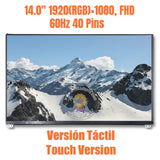 Replacement New Display LP140WF5-SPM1 LP140WF5 SPM1 14.0 inch Laptop LCD Screen In-Cell Touch