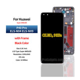 Pantalla táctil LCD AMOLED con marco para Huawei P40 Pro ELS-N04 NX9 N29 N29D