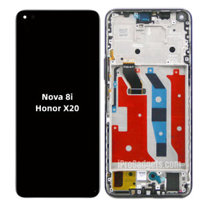 Replacement New Display for Huawei Nova 8i Honor X20 Honor 50 Lite LCD Touch Screen With Frame Assembly Black