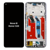 Replacement New Display for Huawei Nova 8i Honor X20 Honor 50 Lite LCD Touch Screen With Frame Assembly Black