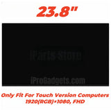 Replacement New Display for HP All-in-One 24-cb0011la 69K41LA LCD Screen Panel 23.8 inch Touch Version
