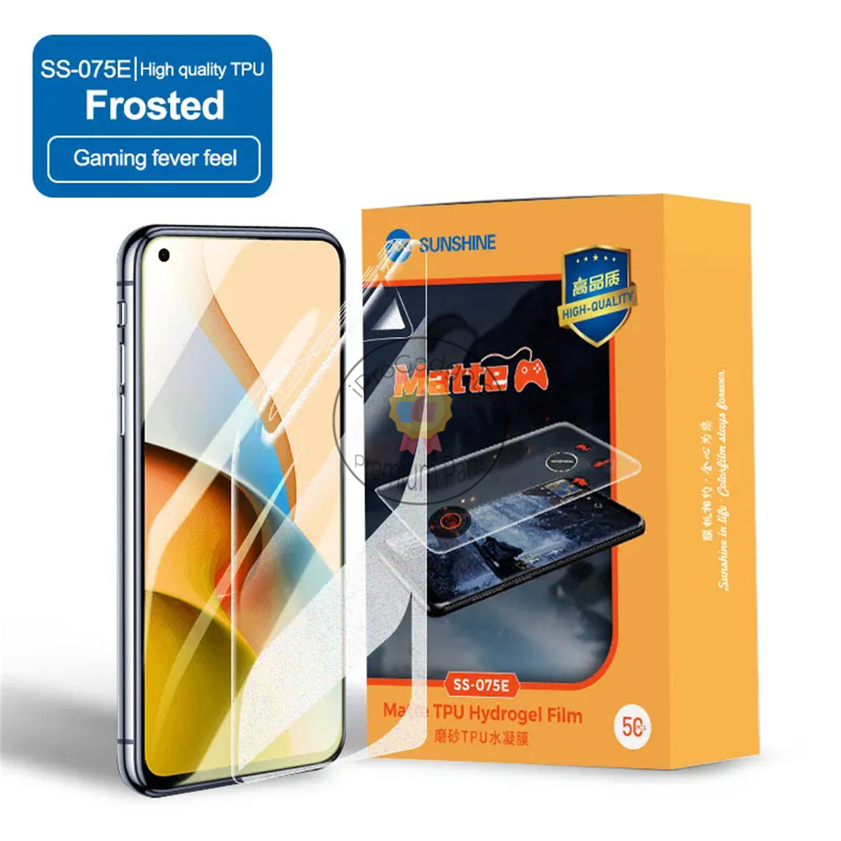 Sunshine SS-075E Matte Hydrogel Film With Cutting Code Anti-blue HD ...