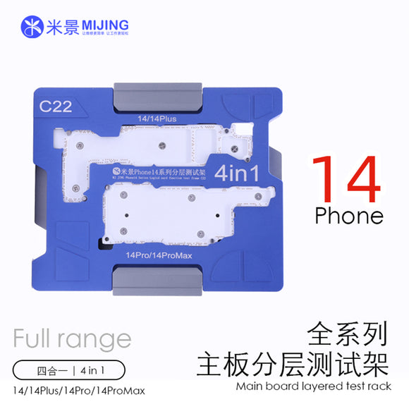 Mijing C22 4in1 Main Board Layered Test Rack For iPhone 14 Plus Pro Max Mainboard Function Tester Repair Tools